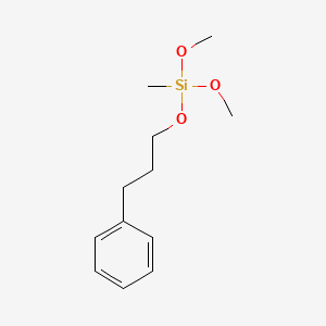 molecular formula C12H20O3Si B12658447 Dimethoxymethyl(3-phenylpropoxy)silane CAS No. 83918-69-8