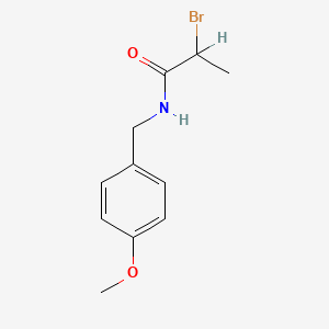 (R,S)-2-Bromo-N-(4-methoxybenzyl)propanamide
