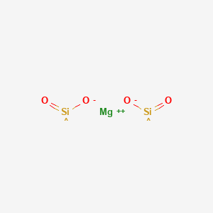 molecular formula MgO4Si2 B12658548 Magnesium silicon hydroxide oxide (Mg7Si2(OH)6O8) CAS No. 52015-56-2