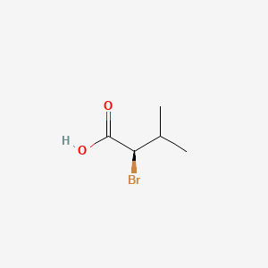 molecular formula C5H9BrO2 B1265861 (R)-2-Bromo-3-methylbutyric acid CAS No. 76792-22-8