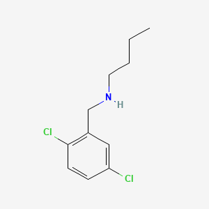 molecular formula C11H15Cl2N B12658629 Benzenemethanamine, N-butyl-2,5-dichloro- CAS No. 90390-19-5