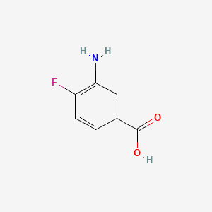 molecular formula C7H6FNO2 B1265864 3-Amino-4-fluorobenzoic acid CAS No. 2365-85-7