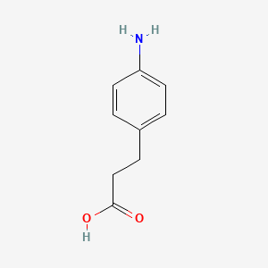 molecular formula C9H11NO2 B1265867 3-(4-Aminophenyl)propionic acid CAS No. 2393-17-1
