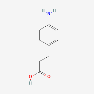 molecular formula C9H11NO2 B1265867 3-(4-Aminophenyl)propanoic acid CAS No. 2393-17-1