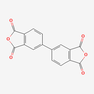 molecular formula C16H6O6 B1265869 [5,5'-Biisobenzofuran]-1,1',3,3'-tetrone CAS No. 2420-87-3