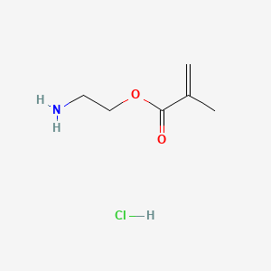 molecular formula C6H12ClNO2 B1265870 2-Aminoethyl methacrylate hydrochloride CAS No. 2420-94-2