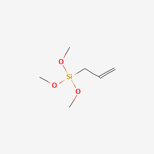 molecular formula C6H14O3Si B1265876 Allyltrimethoxysilane CAS No. 2551-83-9