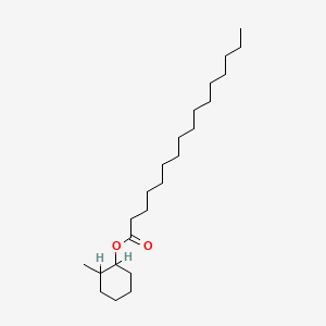 molecular formula C23H44O2 B12658768 2-Methylcyclohexyl palmitate CAS No. 97635-30-8