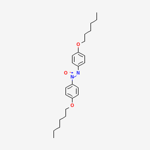 molecular formula C24H34N2O3 B1265878 4,4'-Dihexyloxyazoxybenzene CAS No. 2587-42-0