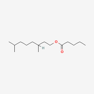 molecular formula C15H30O2 B12658813 3,7-Dimethyloctyl valerate CAS No. 93857-93-3