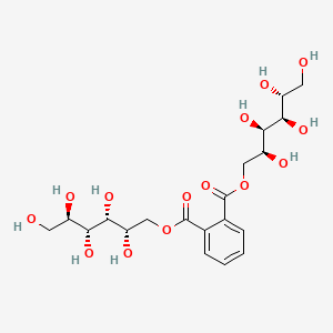 molecular formula C20H30O14 B12658886 Di(D-glucitol) phthalate CAS No. 62736-00-9