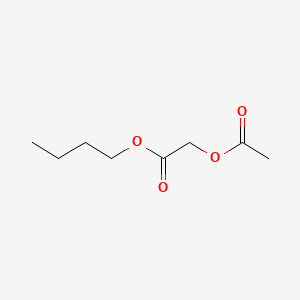 molecular formula C8H14O4 B12658894 Butyl acetoxyacetate CAS No. 85237-83-8