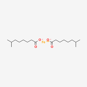 molecular formula C18H34FeO4 B12658906 Iron(2+) isononanoate CAS No. 69346-26-5