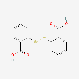 molecular formula C14H10O4Se2 B1265892 双(2-羧基苯基)二硒化物 CAS No. 6512-83-0