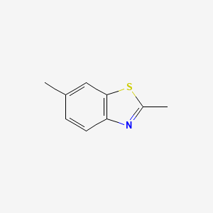 molecular formula C9H9NS B1265897 2,6-Dimethylbenzothiazole CAS No. 2941-71-1