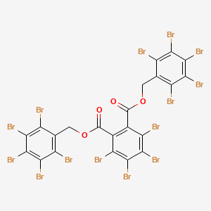 molecular formula C22H4Br14O4 B12659000 Bis(pentabromobenzyl) tetrabromophthalate CAS No. 82001-21-6