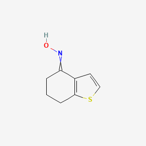 molecular formula C8H9NOS B1265901 N-(4,5,6,7-tetrahydro-1-benzothiophen-4-ylidene)hydroxylamine 