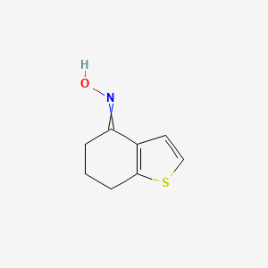 molecular formula C8H9NOS B1265901 N-(6,7-dihydro-5H-1-benzothiophen-4-ylidene)hydroxylamine 