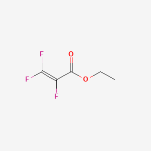 molecular formula C5H5F3O2 B12659019 Ethyl trifluoroacrylate CAS No. 392-68-7