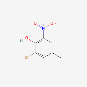 molecular formula C7H6BrNO3 B1265902 2-Bromo-4-methyl-6-nitrophenol CAS No. 20039-91-2