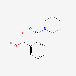 molecular formula C13H15NO3 B1265904 o-(Piperidinocarbonyl)benzoic acid CAS No. 20320-44-9