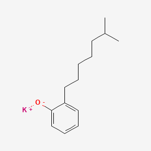 molecular formula C14H21KO B12659044 Potassium isooctylphenolate CAS No. 93922-03-3