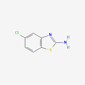 molecular formula C7H5ClN2S B1265905 2-Amino-5-chlorobenzothiazole CAS No. 20358-00-3