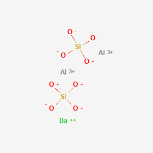 molecular formula Al2BaO8Si2 B12659059 dialuminum;barium(2+);disilicate CAS No. 12251-19-3