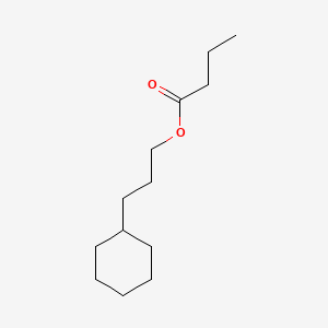 molecular formula C13H24O2 B12659061 3-Cyclohexylpropyl butyrate CAS No. 94200-13-2