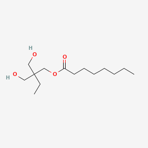 molecular formula C14H28O4 B12659071 2,2-Bis(hydroxymethyl)butyl octanoate CAS No. 55680-38-1
