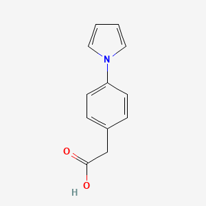 molecular formula C12H11NO2 B1265912 (4-Pyrrol-1-yl-phenyl)-acetic acid CAS No. 22048-71-1