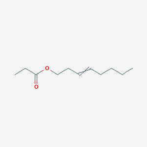 molecular formula C11H20O2 B12659164 Oct-3-enyl propionate CAS No. 94133-58-1