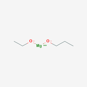 molecular formula C5H12MgO2 B12659180 Ethoxypropoxymagnesium CAS No. 94159-65-6