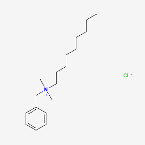 molecular formula C18H32ClN B12659241 Benzyldimethylnonylammonium chloride CAS No. 3024-71-3