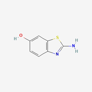 molecular formula C7H6N2OS B1265925 2-Amino-6-hydroxybenzothiazole CAS No. 26278-79-5