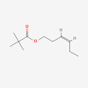 molecular formula C11H20O2 B12659254 (Z)-Hex-3-enyl pivalate CAS No. 84604-59-1