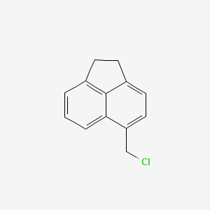 molecular formula C13H11Cl B12659259 5-(Chloromethyl)-1,2-dihydroacenaphthylene CAS No. 62456-13-7