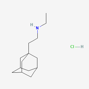 molecular formula C14H26ClN B1265927 盐酸(2-金刚烷-1-基-乙基)-乙基胺 CAS No. 26831-44-7