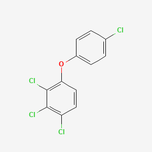molecular formula C12H6Cl4O B12659283 2,3,4,4'-Tetrachlorodiphenyl ether CAS No. 65075-01-6