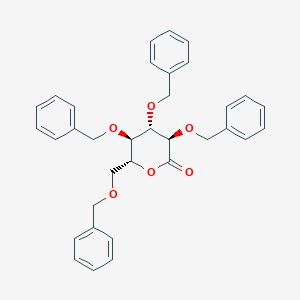 molecular formula C34H34O6 B126593 2,3,4,6-Tetra-O-benzyl-D-glucono-1,5-lactone CAS No. 13096-62-3