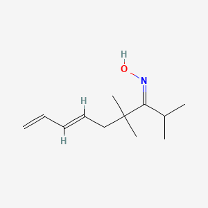 molecular formula C12H21NO B12659303 2,4,4-Trimethylnona-6,8-dien-3-one oxime CAS No. 84625-53-6