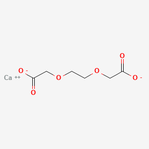 molecular formula C6H8CaO6 B12659311 Calcium 2,2'-(ethylenebis(oxy))bisacetate CAS No. 84864-57-3