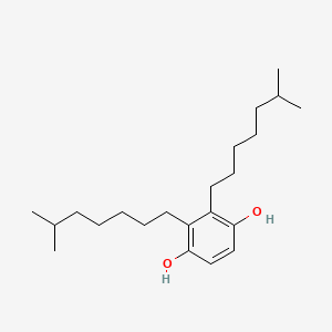 molecular formula C22H38O2 B12659312 Diisooctylhydroquinone CAS No. 53823-28-2