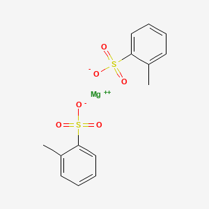 molecular formula C14H14MgO6S2 B12659314 Magnesium toluenesulphonate CAS No. 36729-49-4