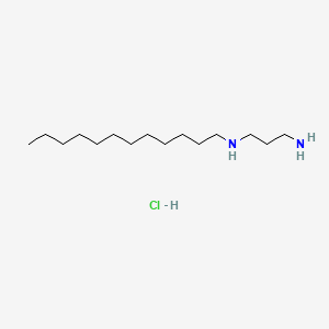 molecular formula C15H35ClN2 B12659357 N-Dodecylpropane-1,3-diamine hydrochloride CAS No. 71732-94-0