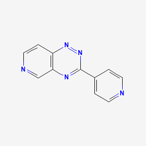 molecular formula C11H7N5 B12659371 3-Pyridin-4-yl-pyrido(3,4-e)(1,2,4)triazine CAS No. 60097-07-6