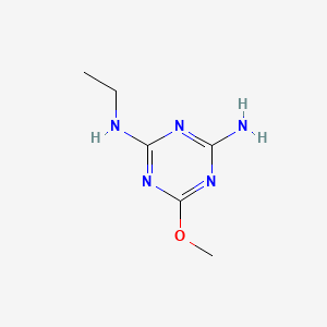 molecular formula C6H11N5O B1265939 Atraton-desisopropyl CAS No. 30360-56-6