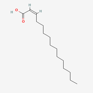 molecular formula C15H28O2 B12659419 (Z)-Pentadecenoic acid CAS No. 29255-62-7