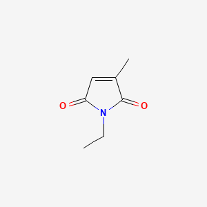 molecular formula C7H9NO2 B1265943 Maleimide, N-ethyl-2-methyl- CAS No. 31217-72-8