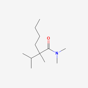 molecular formula C12H25NO B12659436 2-Isopropyl-N,N,2-trimethylhexanamide CAS No. 51115-72-1